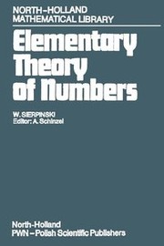 Elementary theory of numbers /