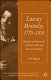 Literary minstrelsy, 1770-1830 : minstrels and improvisers in British, Irish, and American literature /