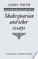Shakespearian and other essays