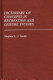 Dictionary of concepts in recreation and leisure studies /