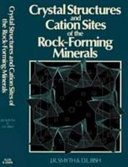 Crystal structures and cation sites of the rock-forming minerals /