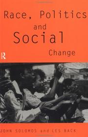 Race, politics, and social change /