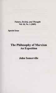 The philosophy of Marxism, an exposition /