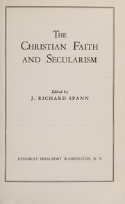 The Christian faith and secularism.