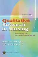 Qualitative research in nursing : advancing the humanistic imperative /