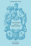 Leo Spitzer, essays on seventeenth-century French literature /