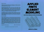 Applied finite element modeling : practical problem solving for engineers /