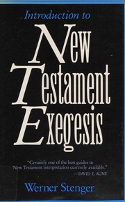 Introduction to New Testament exegesis /