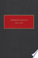 Correspondence, 1647-1653 /