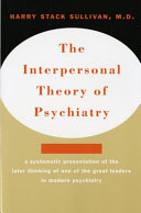 The interpersonal theory of psychiatry /