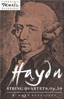 Haydn, string quartets, op. 50 /
