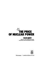 The price of nuclear power /