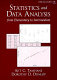 Statistics and data analysis : from elementary to intermediate /