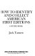 How to identify and collect American first editions : a guide book /