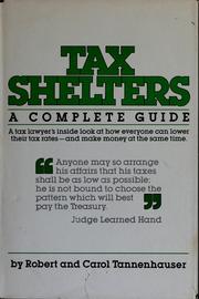 Tax shelters : a complete guide /