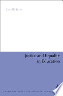 Justice and equality in education : a capability perspective on disability and special educational needs /