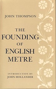 The founding of English metre /