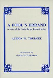 A fool's errand : a novel of the South during Reconstruction /