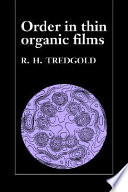 Order in thin organic films /