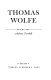 Thomas Wolfe.