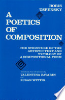 A poetics of composition : the structure of the artistic text and typology of a compositional form /