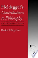 Heidegger's contributions to philosophy : an introduction /