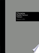 Changing public sector values /