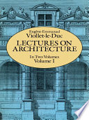 Lectures on architecture /