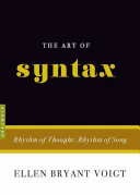 The art of syntax : rhythm of thought, rhythm of song /