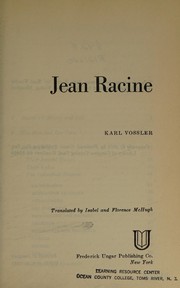 Jean Racine. /