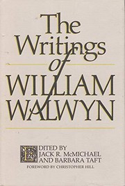 The writings of William Walwyn /