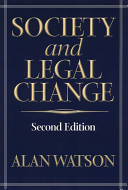Society and legal change /