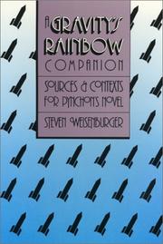 A Gravity's rainbow companion : sources and contexts for Pynchon's novel /
