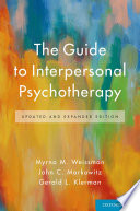 The guide to interpersonal psychotherapy /