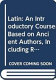 Latin : an introductory course based on ancient authors, including readings /