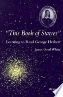 This book of starres : learning to read George Herbert /