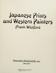 Japanese prints and Western painters /