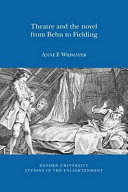 Theatre and the novel from Behn to Fielding /
