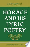 Horace & his lyric poetry,