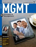 MGMT7 : Principles of Management /