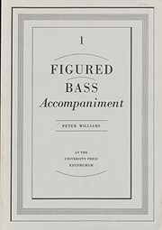 Figured bass accompaniment /