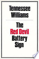 The red devil battery sign /