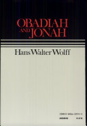 Obadiah and Jonah : a commentary /