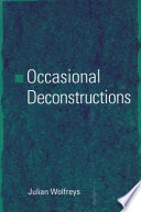 Occasional deconstructions /