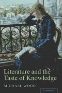 Literature and the taste of knowledge /