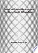 Thermal and structural performance of tow-placed, variable stiffness panels /
