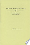 Arts-sciences, alloys : the thesis defense of Iannis Xenakis, Oliver Messiaen, Michel Ragon, Olivier Revault d'Allonnes, Michel Serres, and Bernard Teyssèdre /