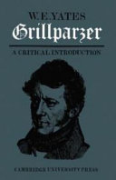 Grillparzer: a critical introduction /