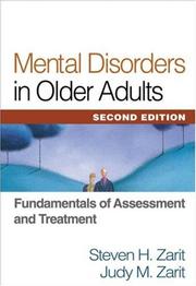 Mental disorders in older adults : fundamentals of assessment and treatment /