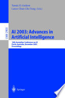 AI 2003 : advances in artificial intelligence : 16th Australian Conference on AI, Perth, Australia, December 3-5, 2003 : proceedings /